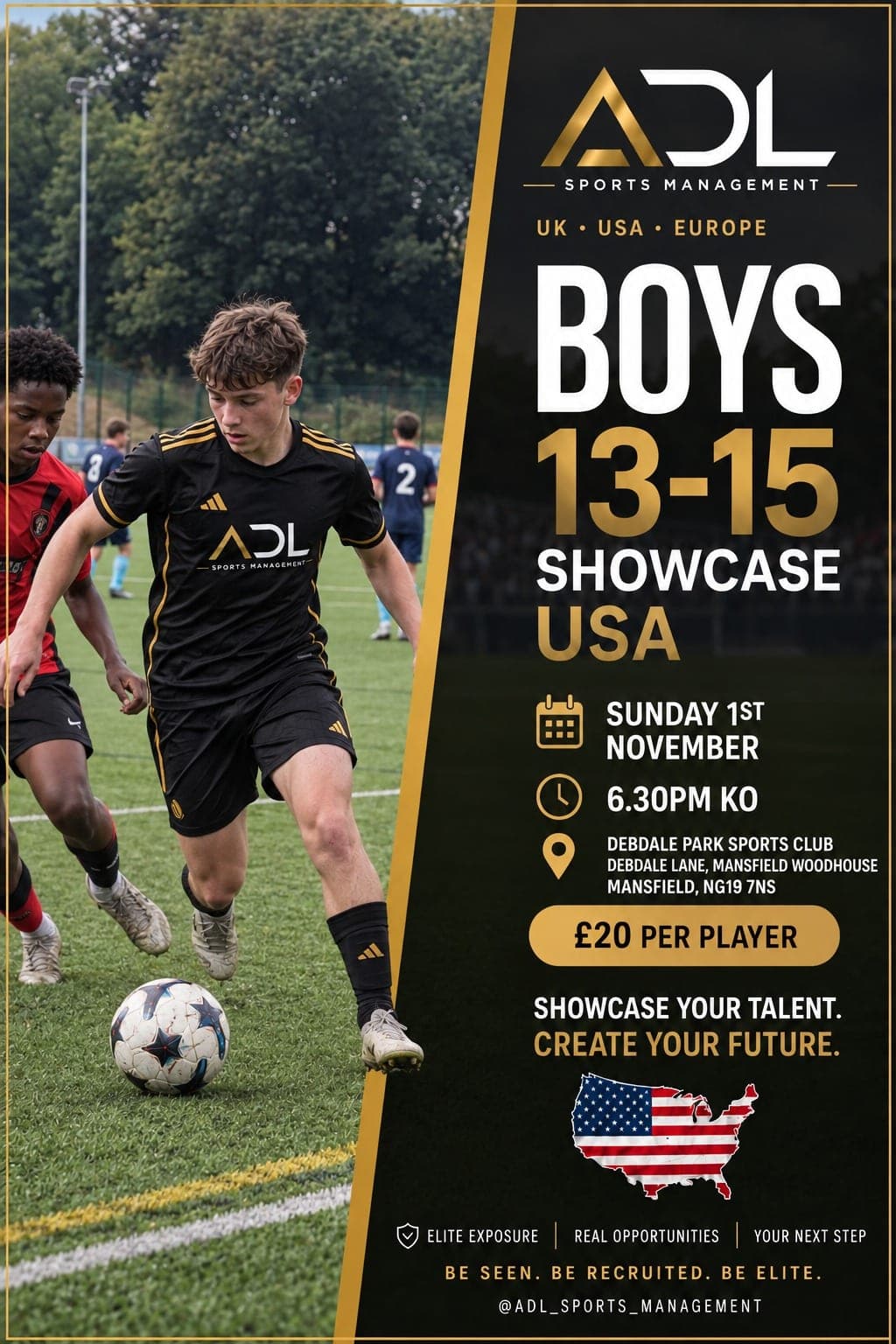 Boys 13-15 Showcase USA
