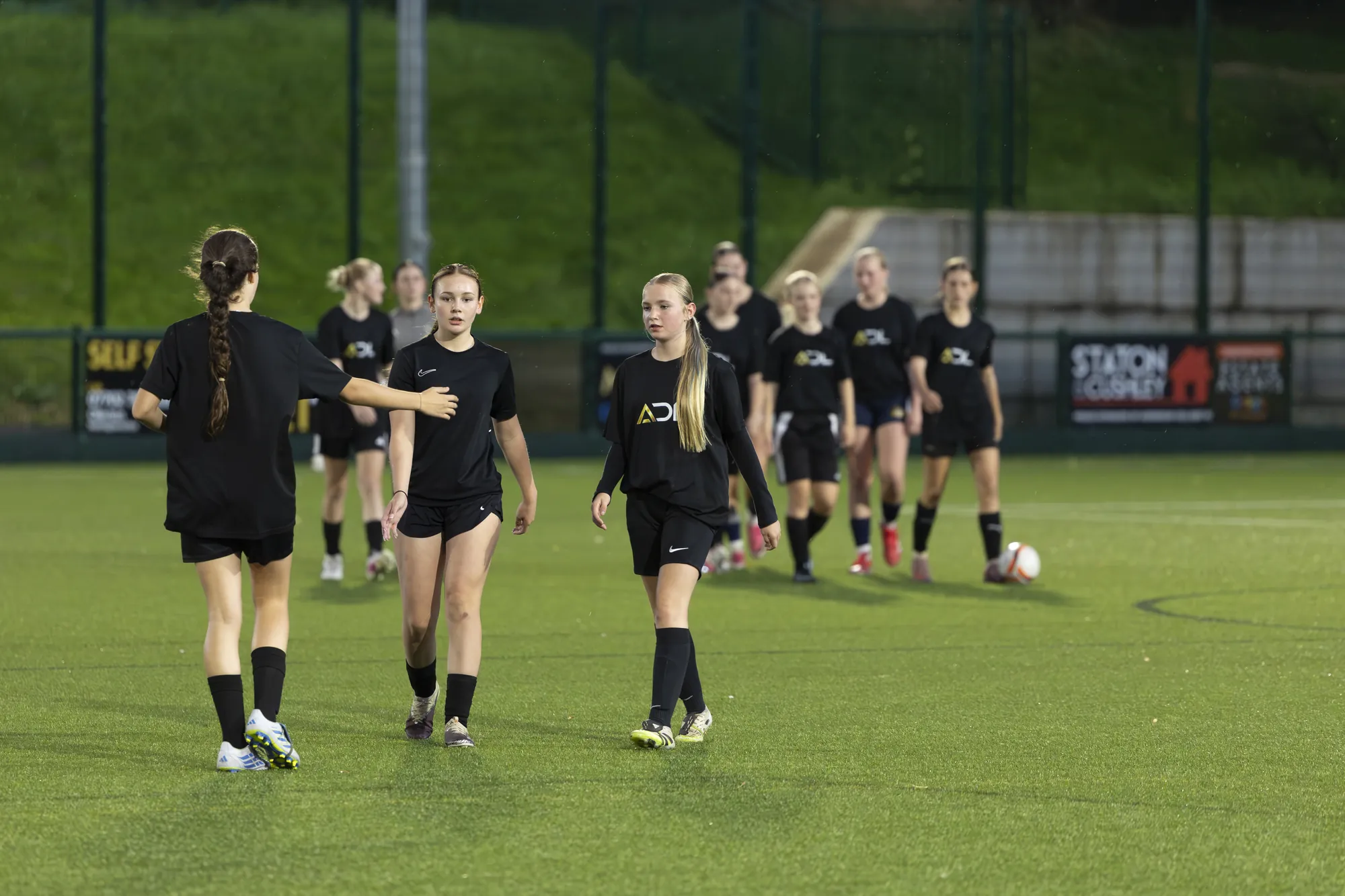 The squad at ADL's girls showcase